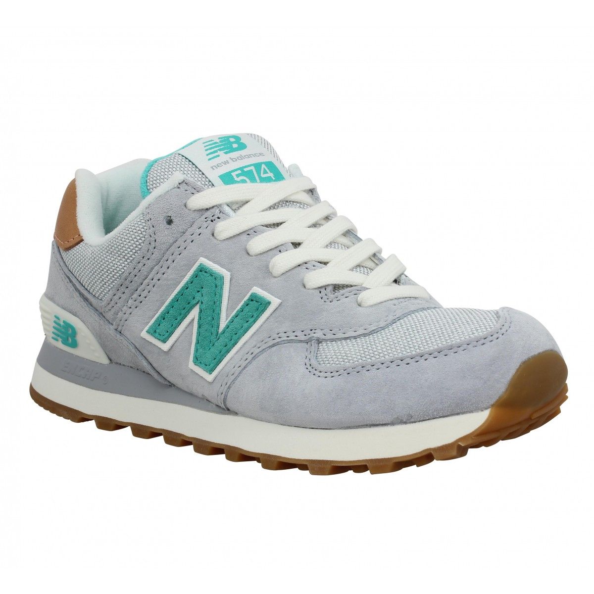 new balance 574 gris vert